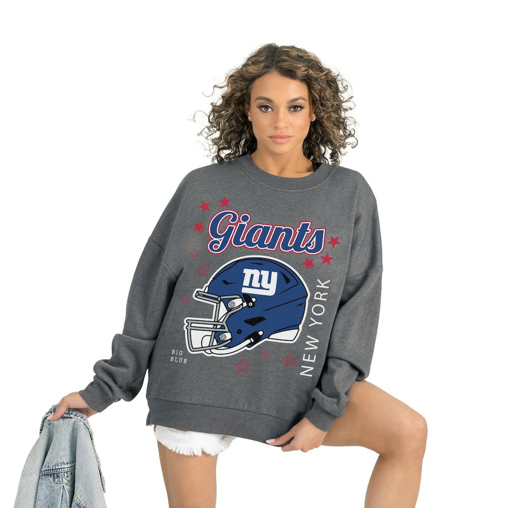 New York Giants  Gameday Couture Women's Ready to Rumble Premium Fleece Pullover Sweatshirt