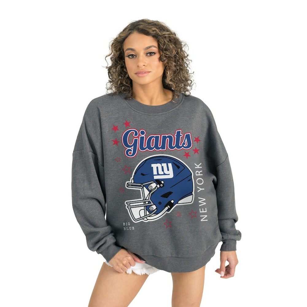 New York Giants  Gameday Couture Women's Ready to Rumble Premium Fleece Pullover Sweatshirt