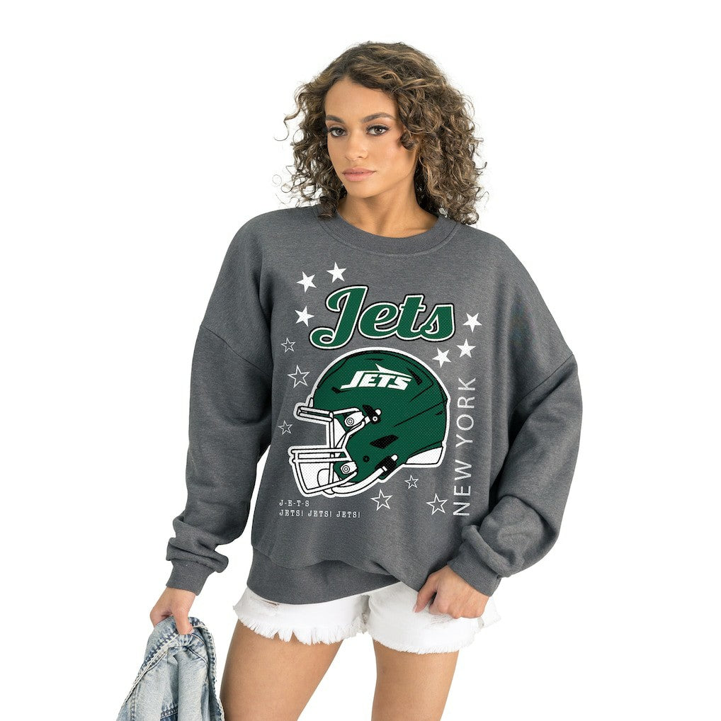 New York Jets  Gameday Couture Women's Ready to Rumble Premium Fleece Pullover Sweatshirt