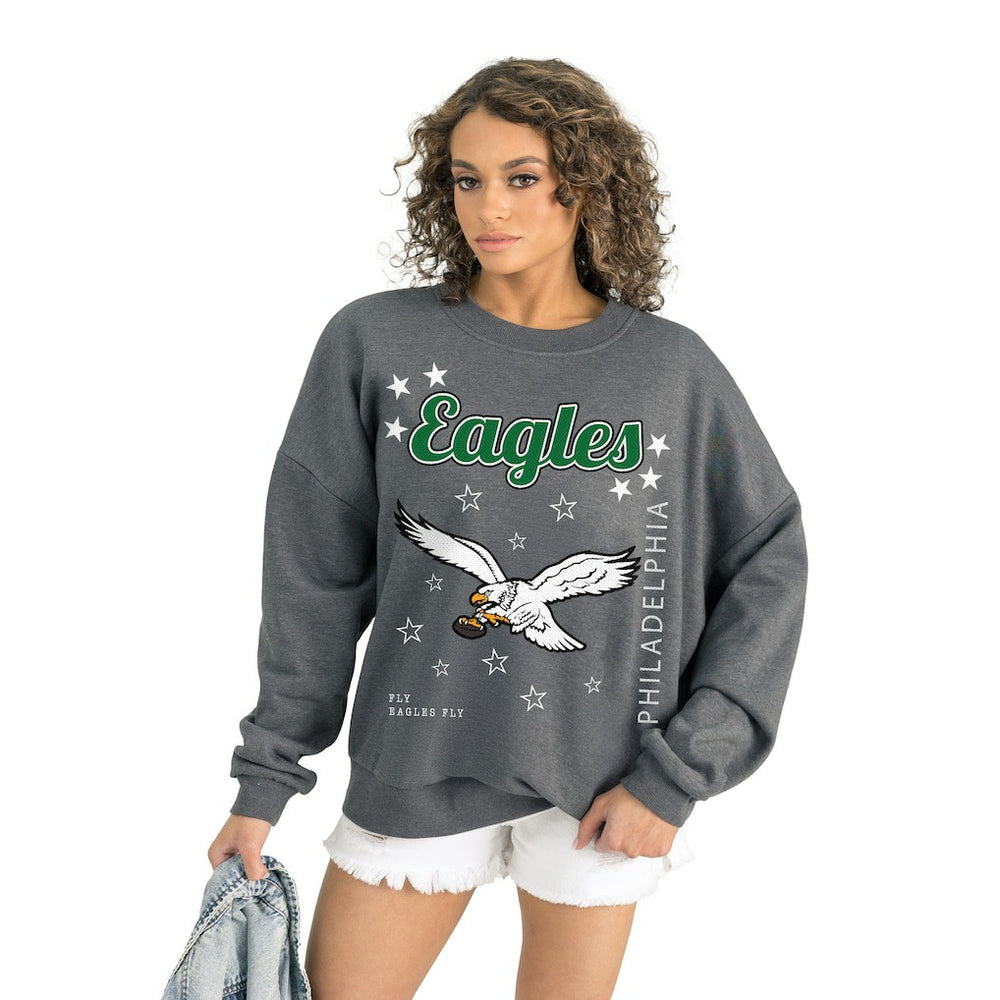 Philadelphia Eagles  Gameday Couture Women's Ready to Rumble Premium Fleece Pullover Sweatshirt