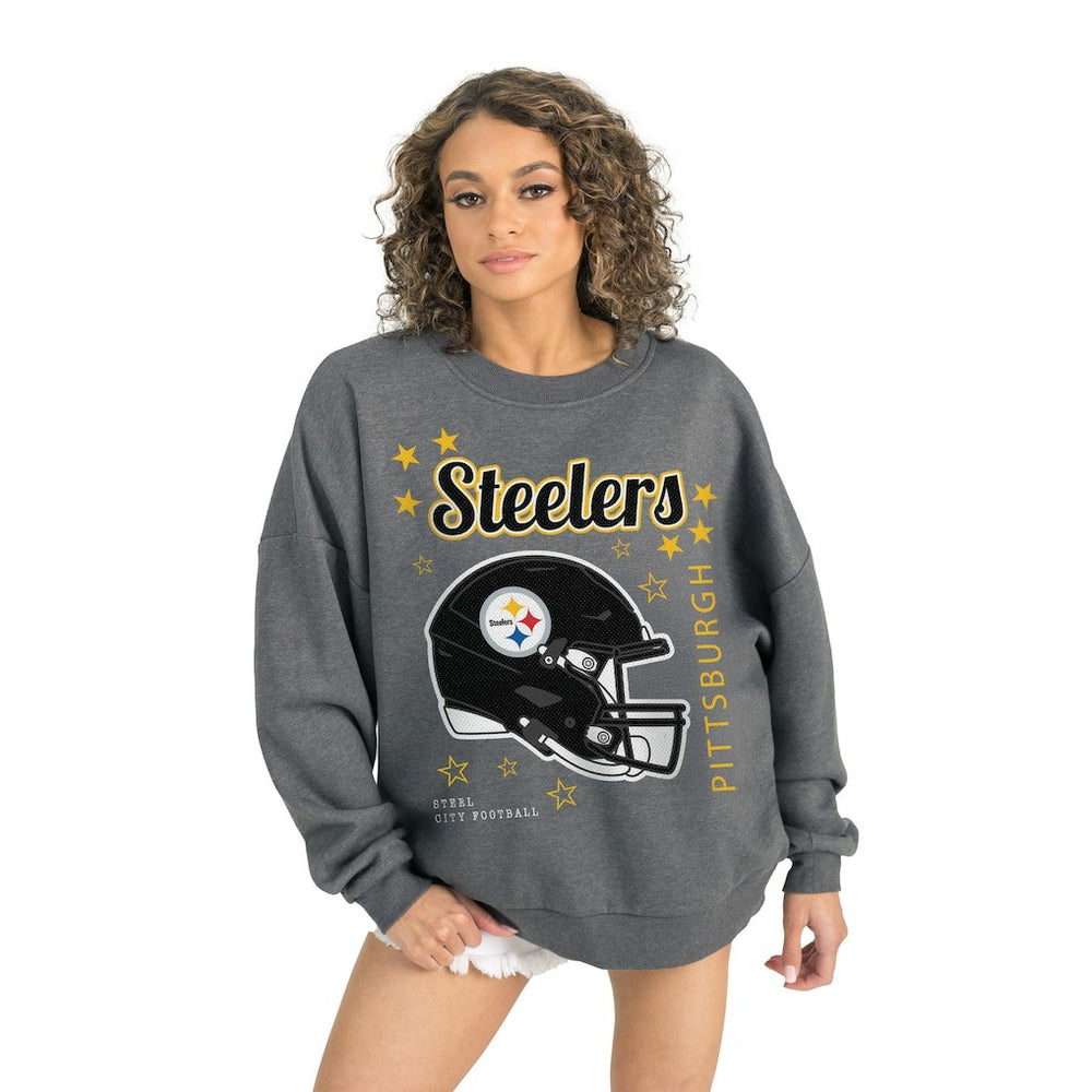 Pittsburgh Steelers  Gameday Couture Women's Ready to Rumble Premium Fleece Pullover Sweatshirt