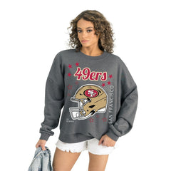 San Francisco 49ers  Gameday Couture Women's Ready to Rumble Premium Fleece Pullover Sweatshirt