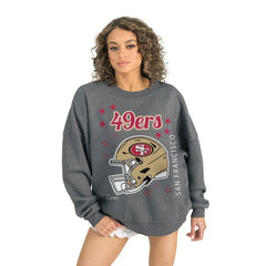 San Francisco 49ers  Gameday Couture Women's Ready to Rumble Premium Fleece Pullover Sweatshirt