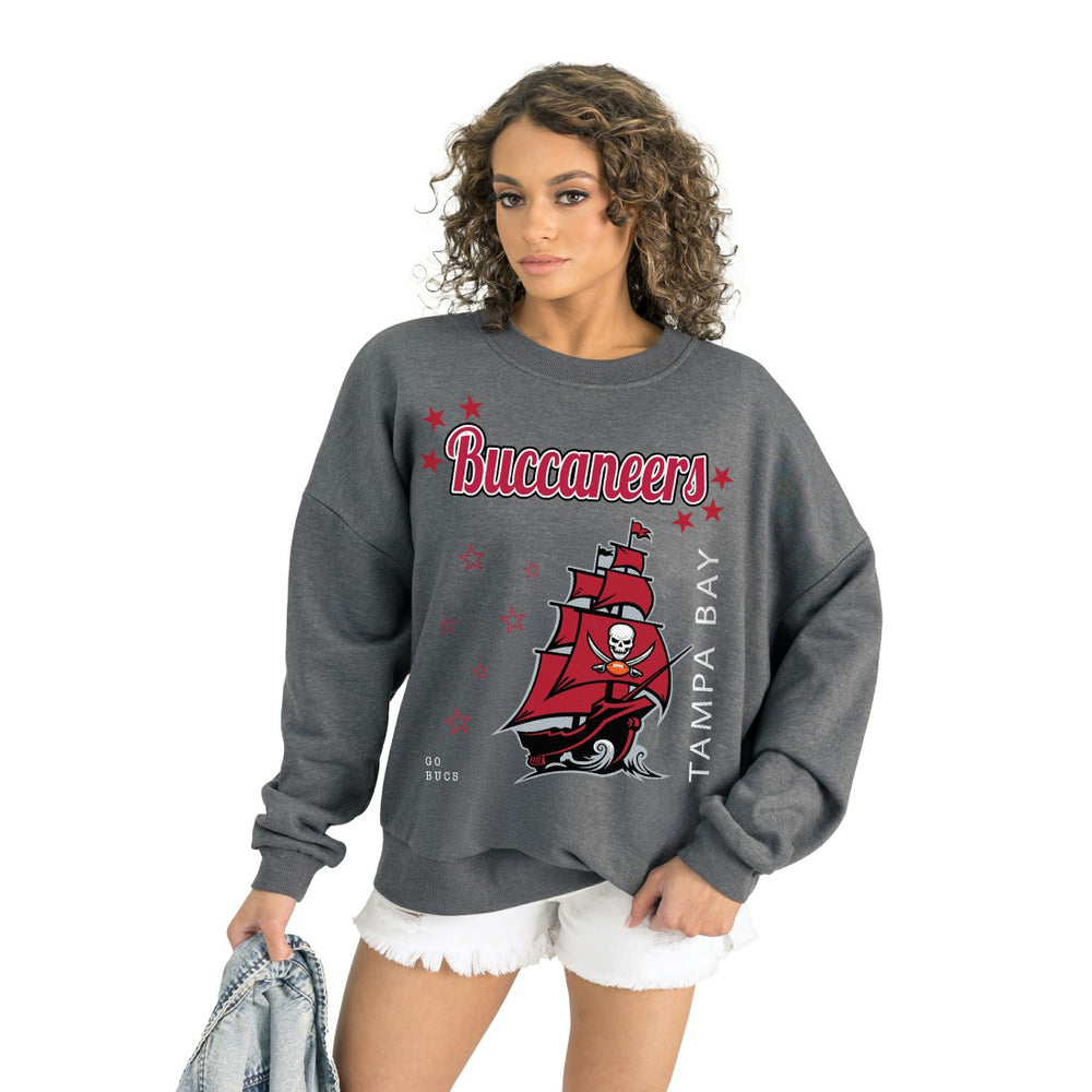 Tampa Bay Buccaneers  Gameday Couture Women's Ready to Rumble Premium Fleece Pullover Sweatshirt