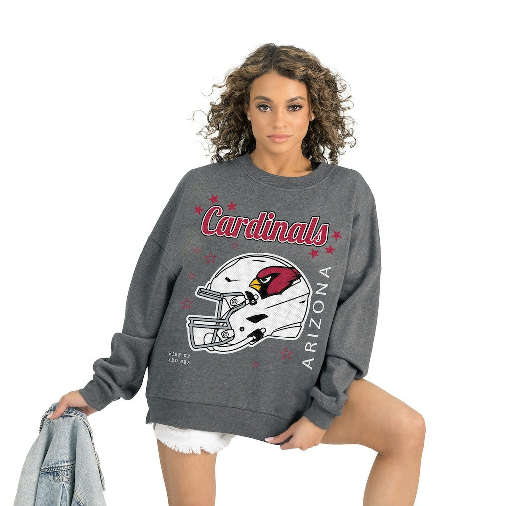 Arizona Cardinals  Gameday Couture Women's Ready to Rumble Premium Fleece Pullover Sweatshirt