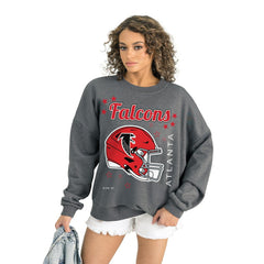 Atlanta Falcons  Gameday Couture Women's Ready to Rumble Premium Fleece Pullover Sweatshirt