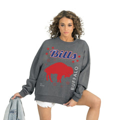 Buffalo Bills  Gameday Couture Women's Ready to Rumble Premium Fleece Pullover Sweatshirt