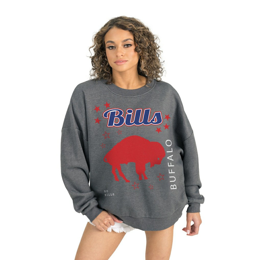 Buffalo Bills  Gameday Couture Women's Ready to Rumble Premium Fleece Pullover Sweatshirt