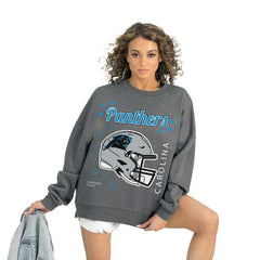Carolina Panthers  Gameday Couture Women's Ready to Rumble Premium Fleece Pullover Sweatshirt
