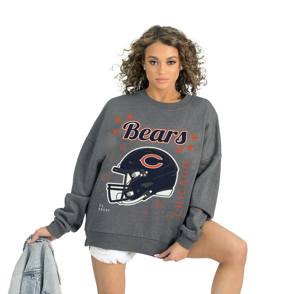 Chicago Bears  Gameday Couture Women's Ready to Rumble Premium Fleece Pullover Sweatshirt