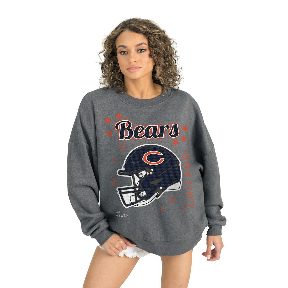 Chicago Bears  Gameday Couture Women's Ready to Rumble Premium Fleece Pullover Sweatshirt
