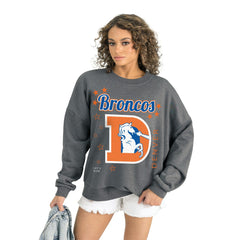 Denver Broncos  Gameday Couture Women's Ready to Rumble Premium Fleece Pullover Sweatshirt