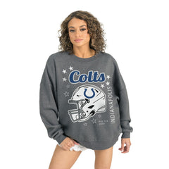 Indianapolis Colts  Gameday Couture Women's Ready to Rumble Premium Fleece Pullover Sweatshirt