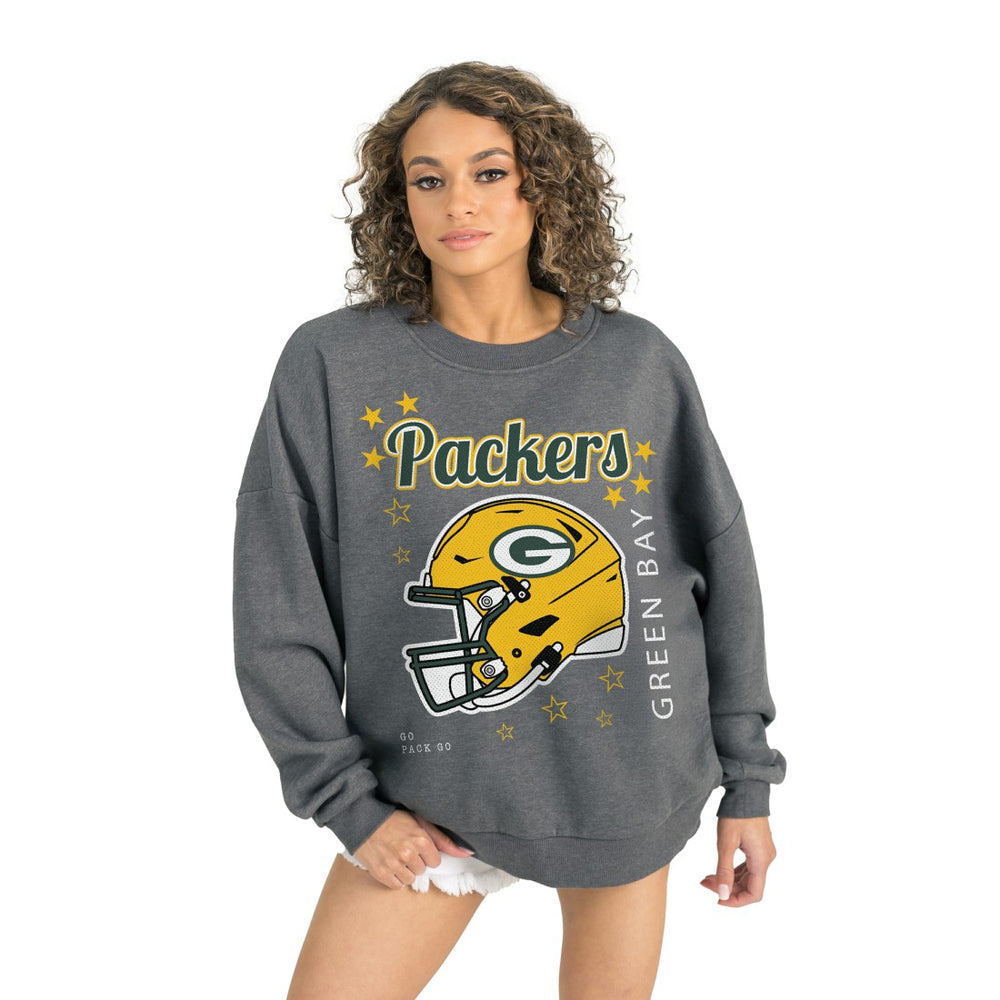 Green Bay Packers  Gameday Couture Women's Ready to Rumble Premium Fleece Pullover Sweatshirt