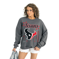 Houston Texans  Gameday Couture Women's Ready to Rumble Premium Fleece Pullover Sweatshirt
