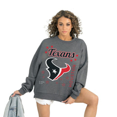 Houston Texans  Gameday Couture Women's Ready to Rumble Premium Fleece Pullover Sweatshirt