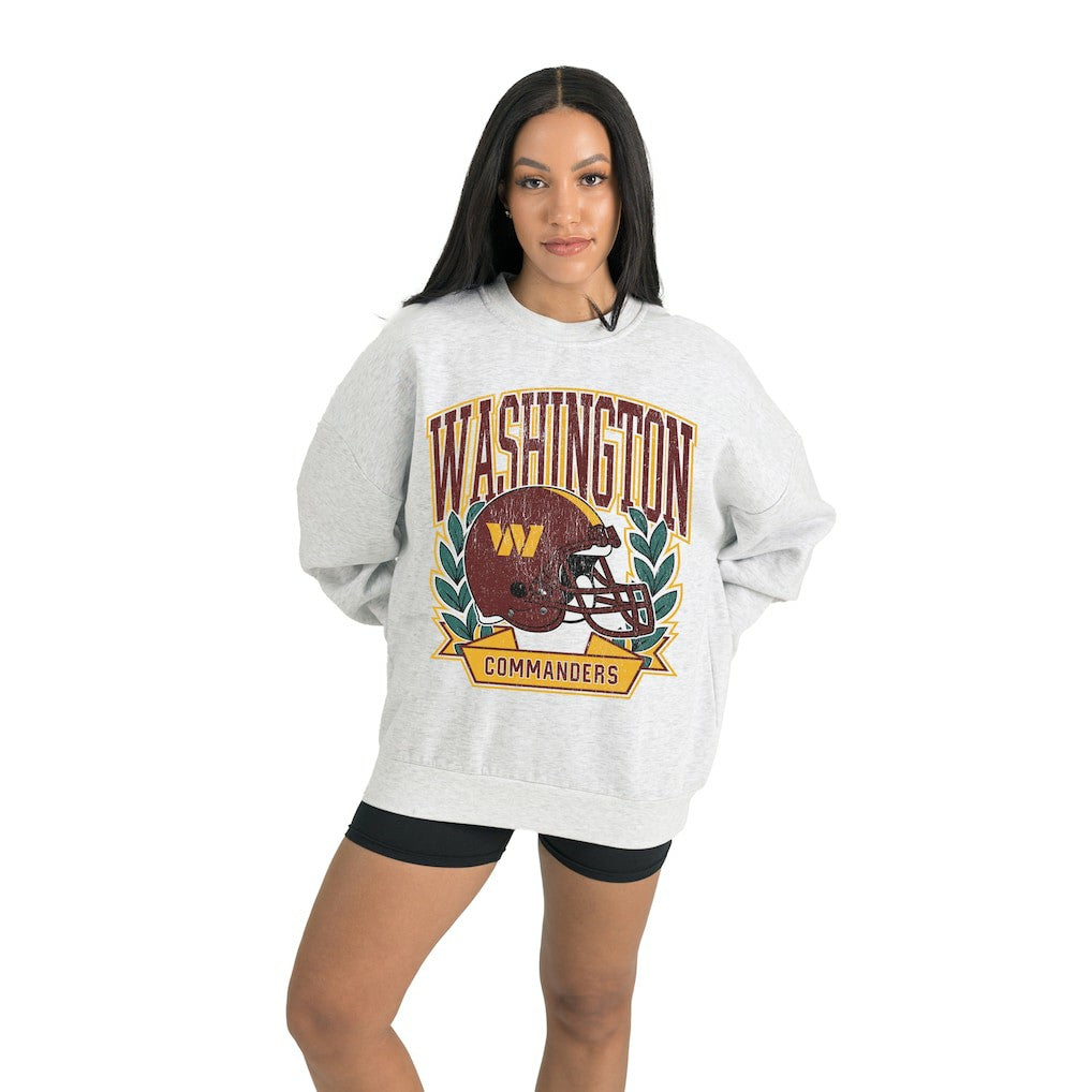 Washington Commanders  Gameday Couture Women's Heritage Premium Fleece Pullover Sweatshirt