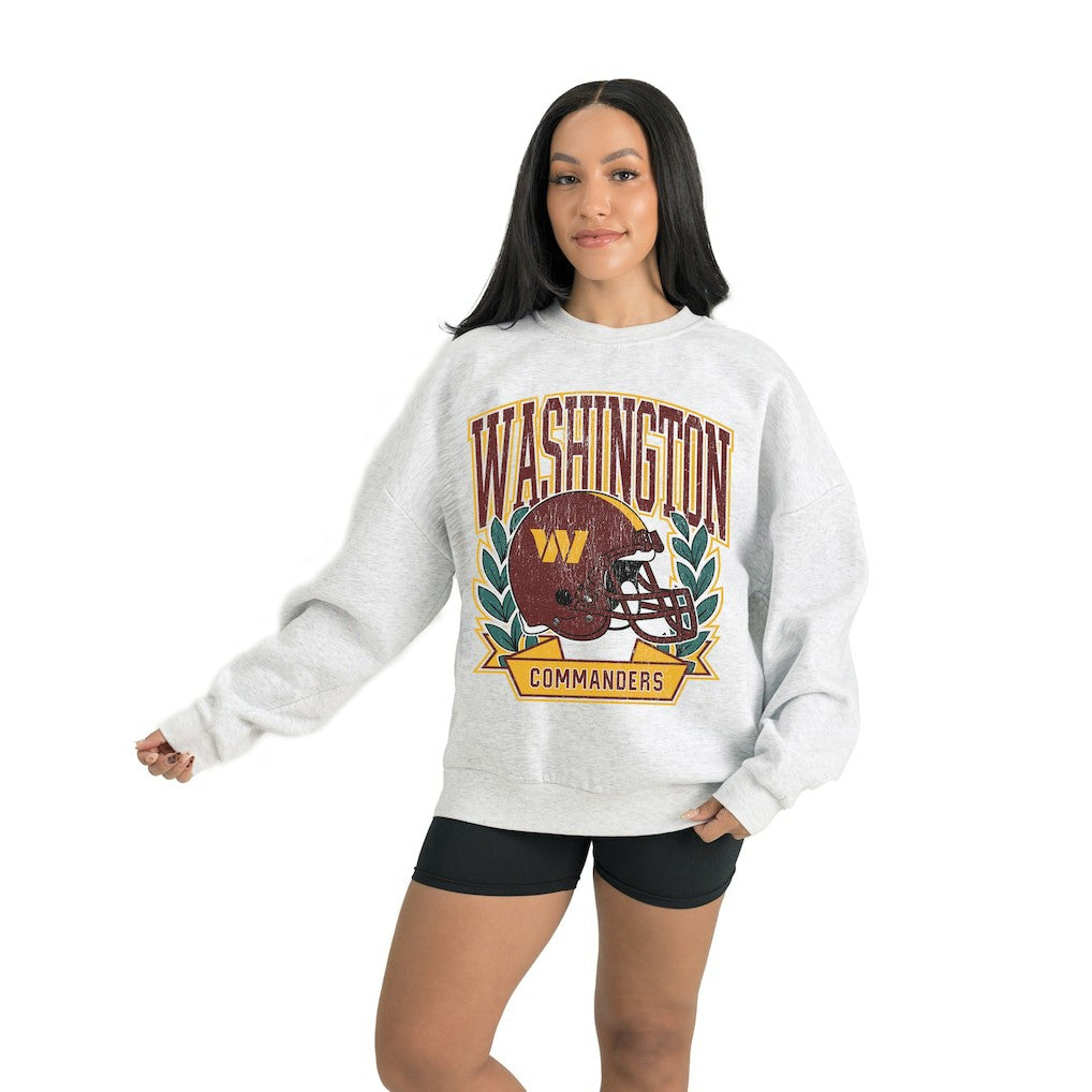 Washington Commanders  Gameday Couture Women's Heritage Premium Fleece Pullover Sweatshirt