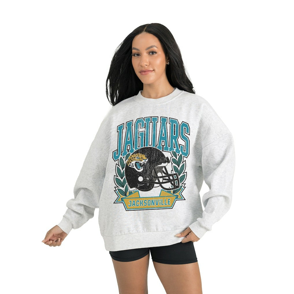 Jacksonville Jaguars  Gameday Couture Women's Heritage Premium Fleece Pullover Sweatshirt