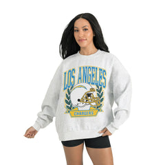 Los Angeles Chargers  Gameday Couture Women's Heritage Premium Fleece Pullover Sweatshirt