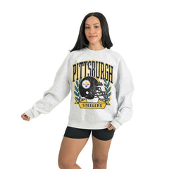 Pittsburgh Steelers  Gameday Couture Women's Heritage Premium Fleece Pullover Sweatshirt