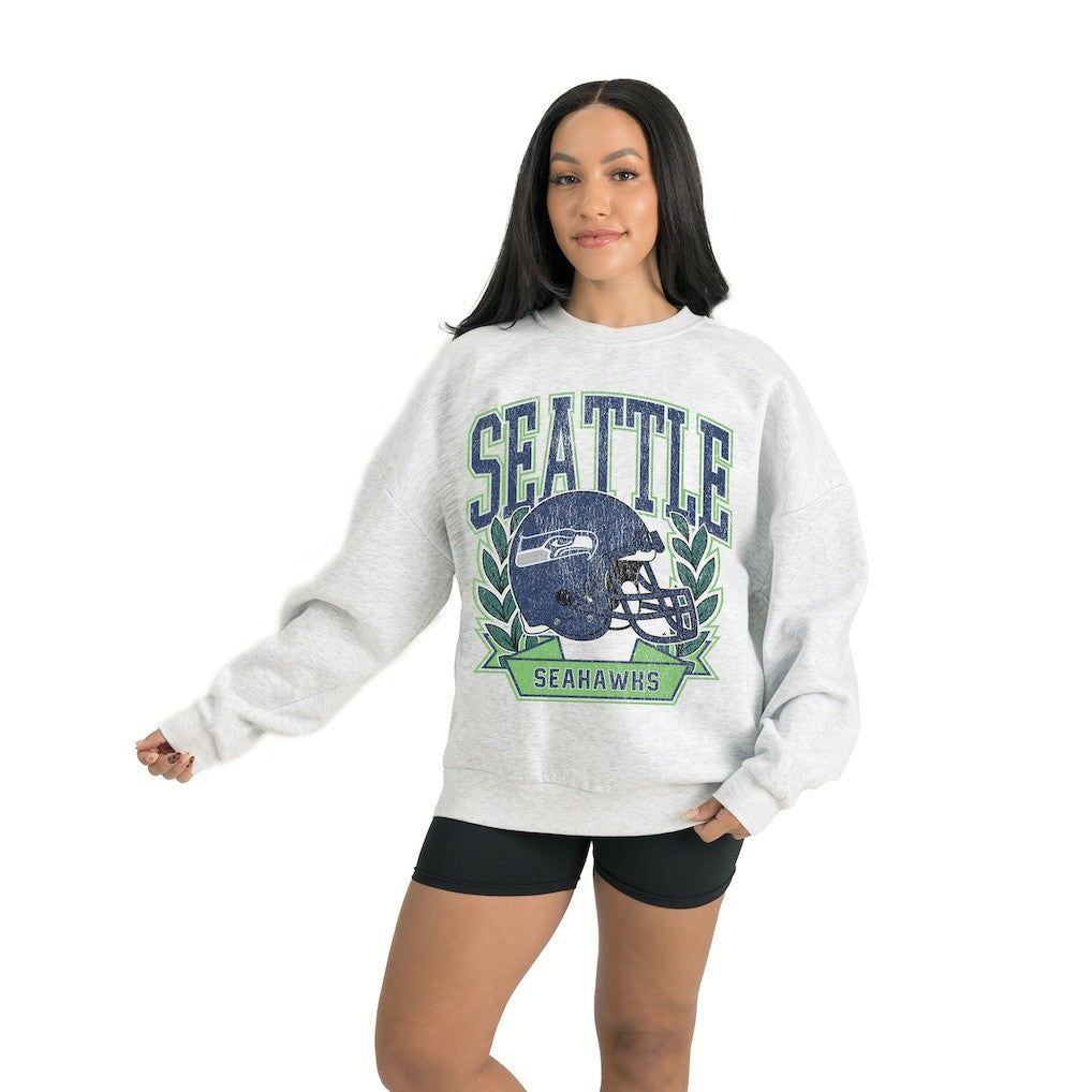 Seattle Seahawks  Gameday Couture Women's Heritage Premium Fleece Pullover Sweatshirt