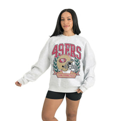 San Francisco 49ers  Gameday Couture Women's Heritage Premium Fleece Pullover Sweatshirt