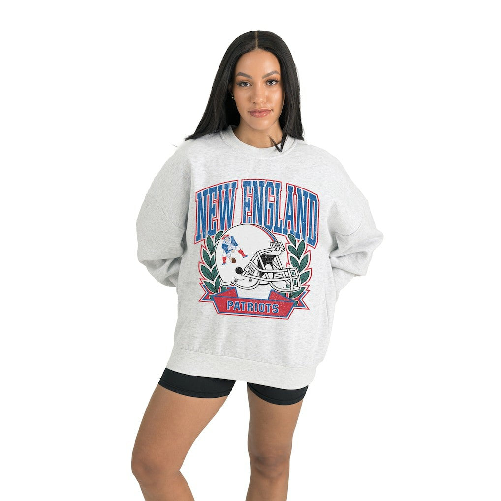 New England Patriots  Gameday Couture Women's Heritage Premium Fleece Pullover Sweatshirt