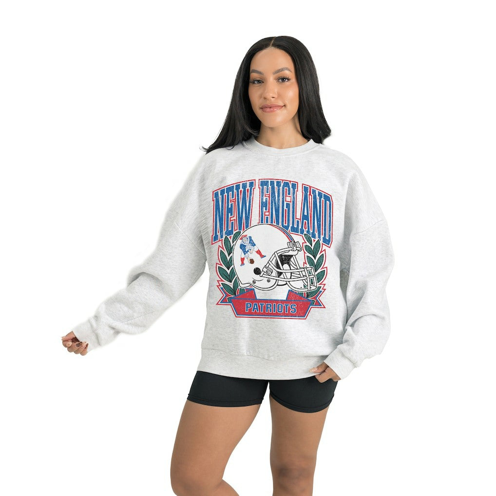 New England Patriots  Gameday Couture Women's Heritage Premium Fleece Pullover Sweatshirt