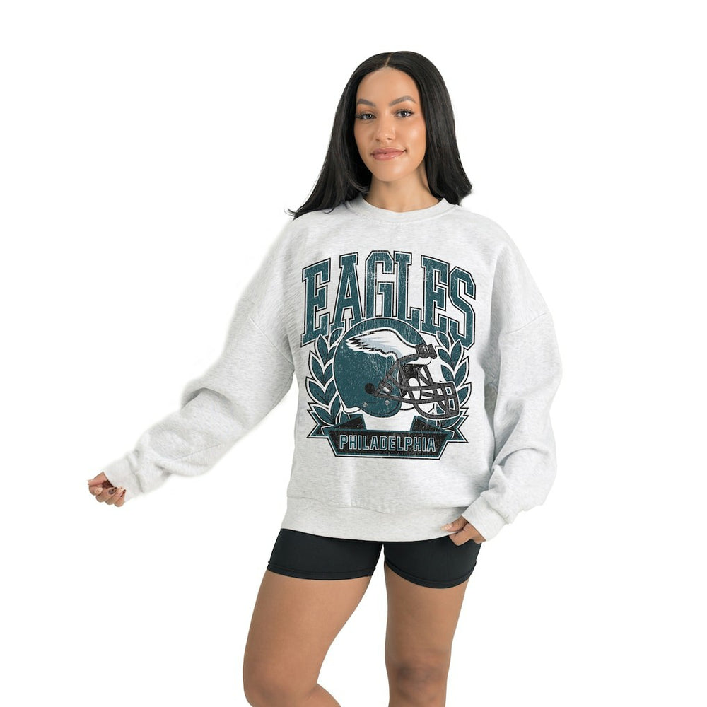 Philadelphia Eagles  Gameday Couture Women's Heritage Premium Fleece Pullover Sweatshirt