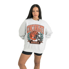 Cincinnati Bengals  Gameday Couture Women's Heritage Premium Fleece Pullover Sweatshirt