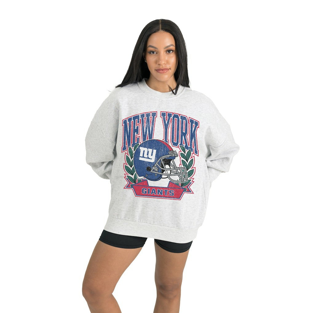 New York Giants  Gameday Couture Women's Heritage Premium Fleece Pullover Sweatshirt