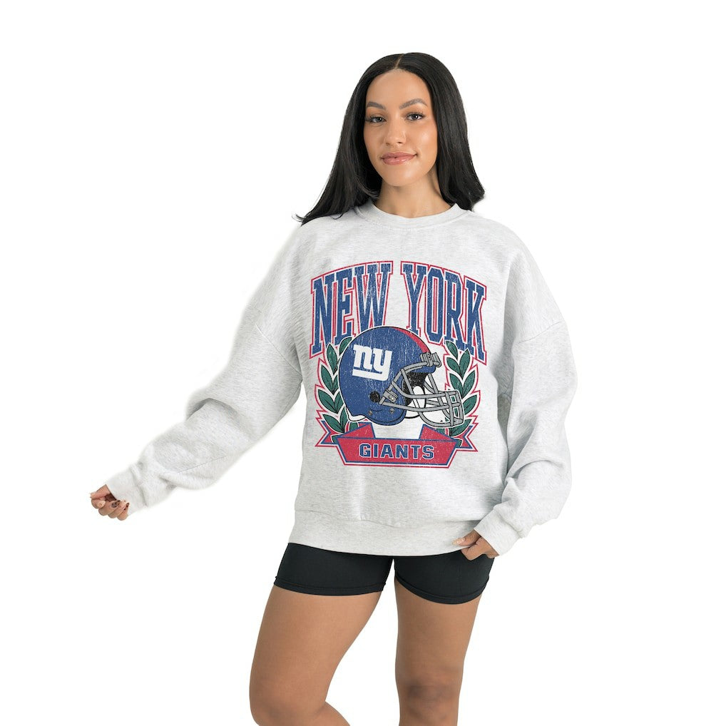 New York Giants  Gameday Couture Women's Heritage Premium Fleece Pullover Sweatshirt