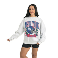 New York Giants  Gameday Couture Women's Heritage Premium Fleece Pullover Sweatshirt