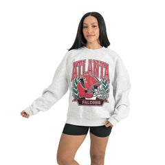 Atlanta Falcons  Gameday Couture Women's Heritage Premium Fleece Pullover Sweatshirt