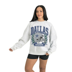 Dallas Cowboys  Gameday Couture Women's Heritage Premium Fleece Pullover Sweatshirt