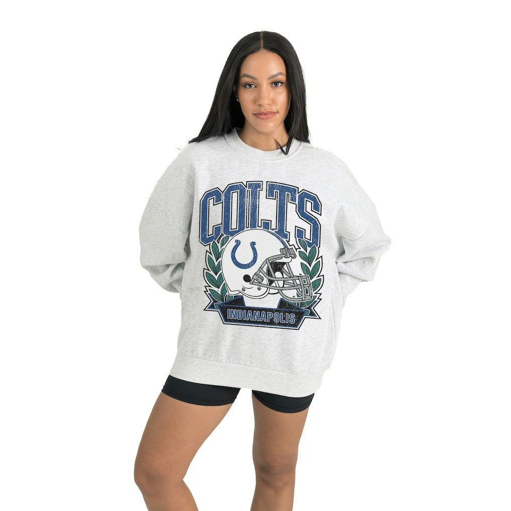 Indianapolis Colts  Gameday Couture Women's Heritage Premium Fleece Pullover Sweatshirt