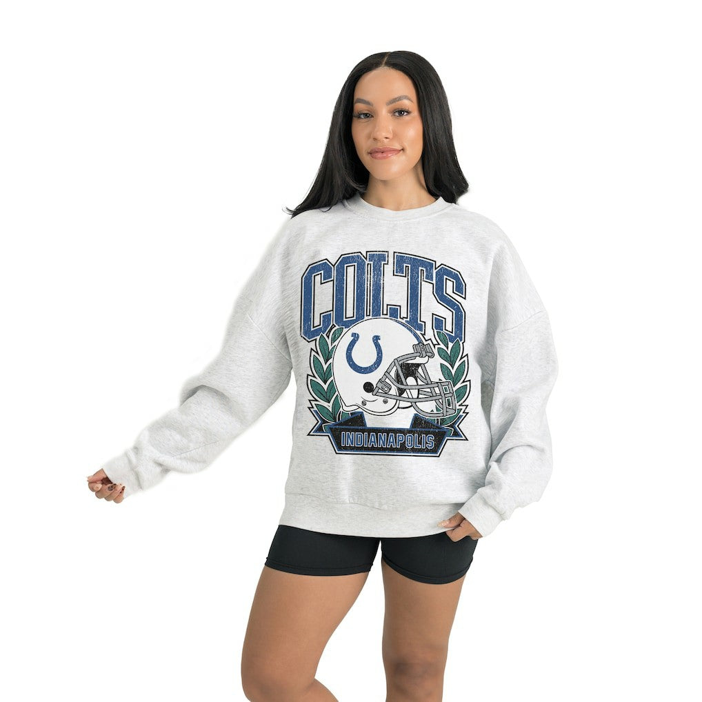 Indianapolis Colts  Gameday Couture Women's Heritage Premium Fleece Pullover Sweatshirt