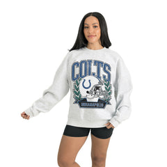 Indianapolis Colts  Gameday Couture Women's Heritage Premium Fleece Pullover Sweatshirt