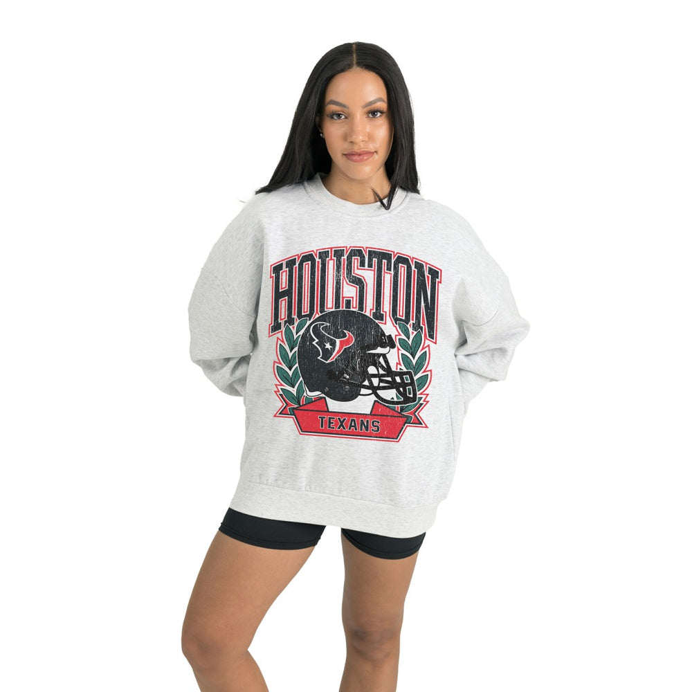 Houston Texans  Gameday Couture Women's Heritage Premium Fleece Pullover Sweatshirt
