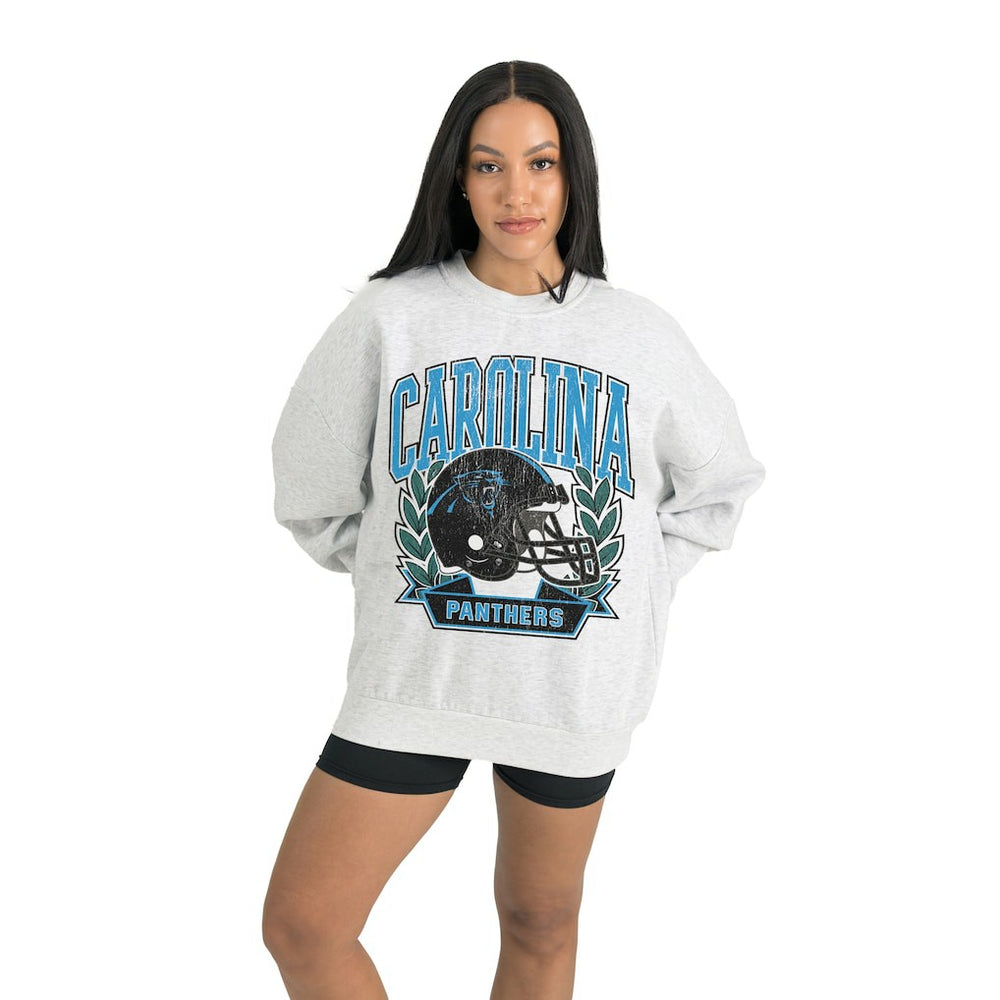 Carolina Panthers  Gameday Couture Women's Heritage Premium Fleece Pullover Sweatshirt