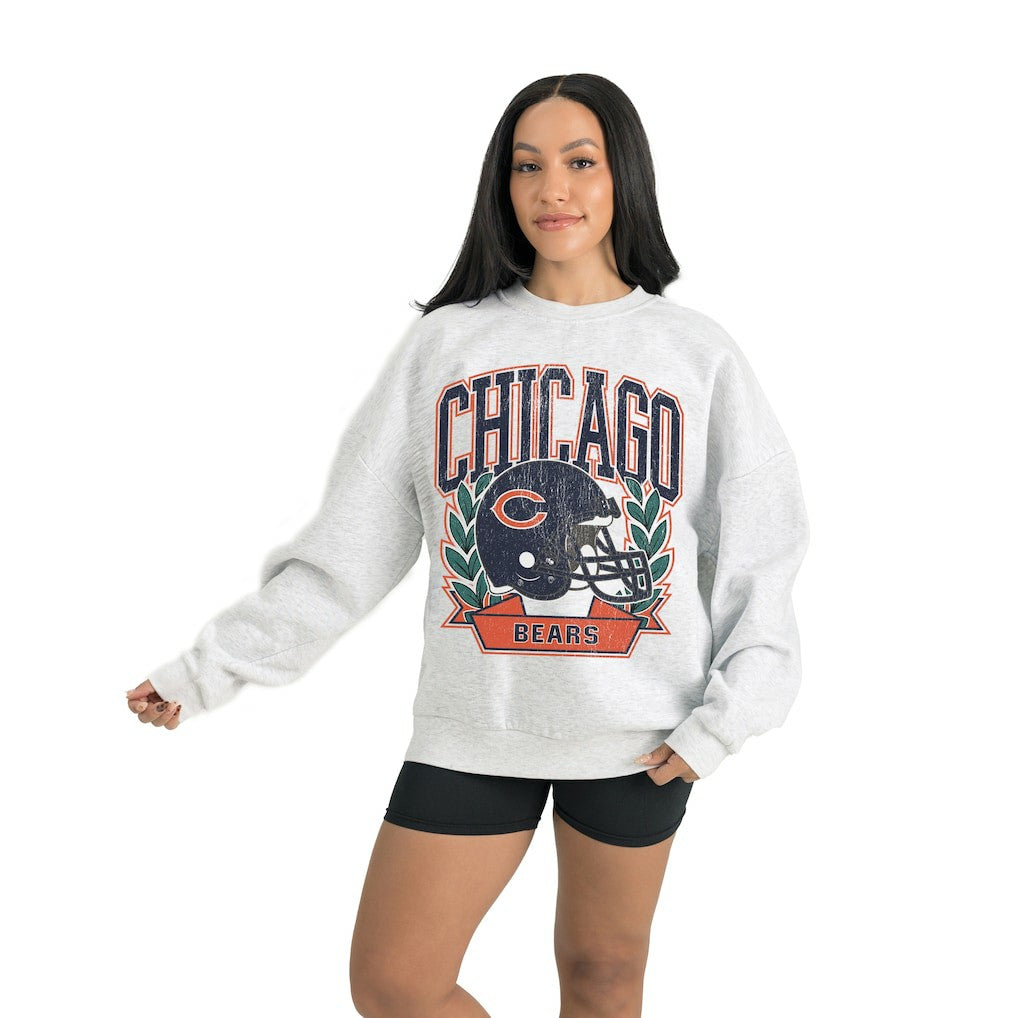 Chicago Bears  Gameday Couture Women's Heritage Premium Fleece Pullover Sweatshirt