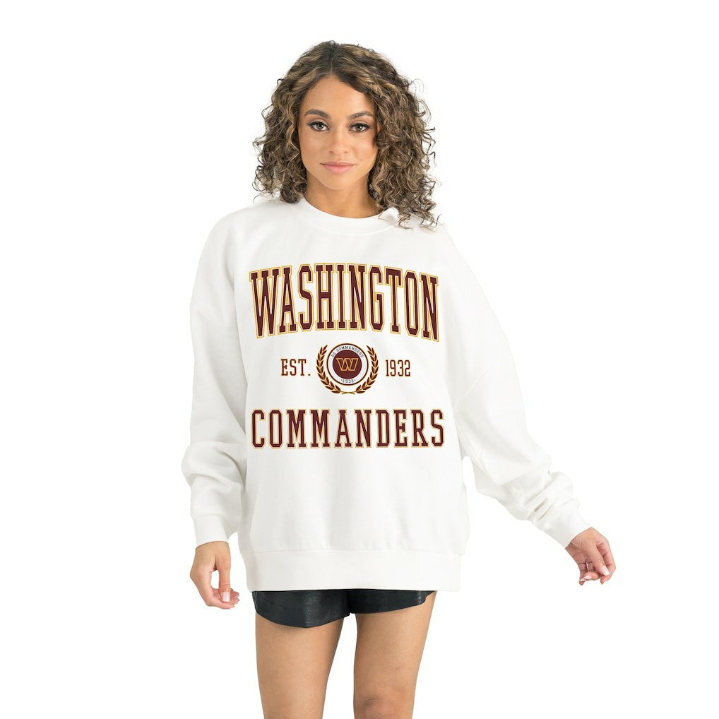 Washington Commanders  Gameday Couture Women's Timeless Triumph Premium Fleece Pullover Sweatshirt