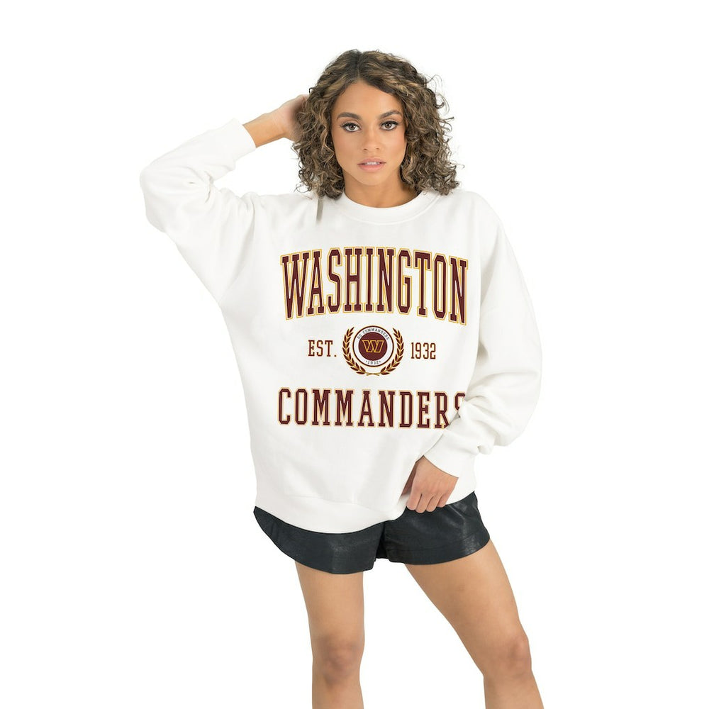 Washington Commanders  Gameday Couture Women's Timeless Triumph Premium Fleece Pullover Sweatshirt