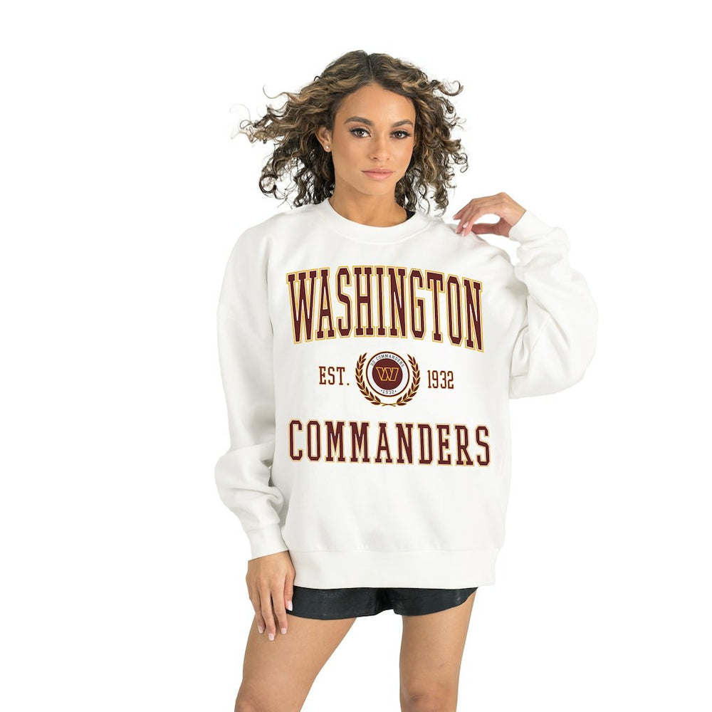 Washington Commanders  Gameday Couture Women's Timeless Triumph Premium Fleece Pullover Sweatshirt