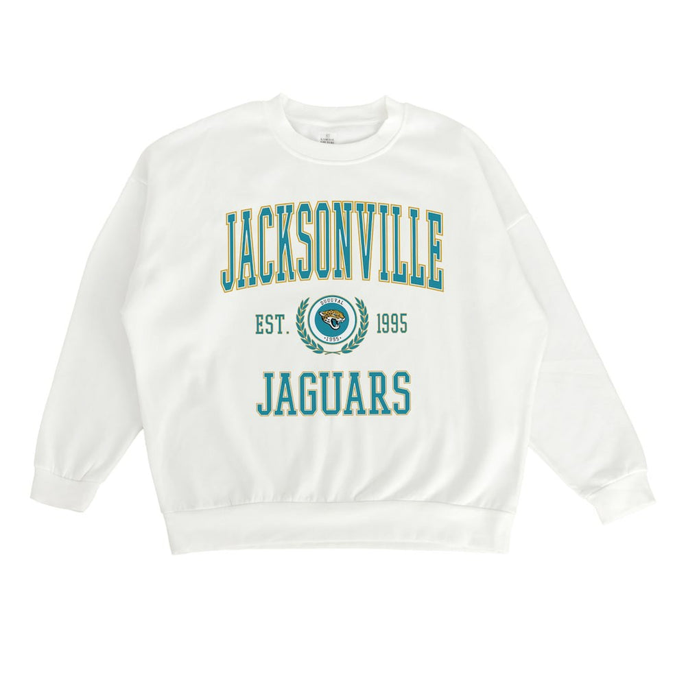 Jacksonville Jaguars  Gameday Couture Women's Timeless Triumph Premium Fleece Pullover Sweatshirt