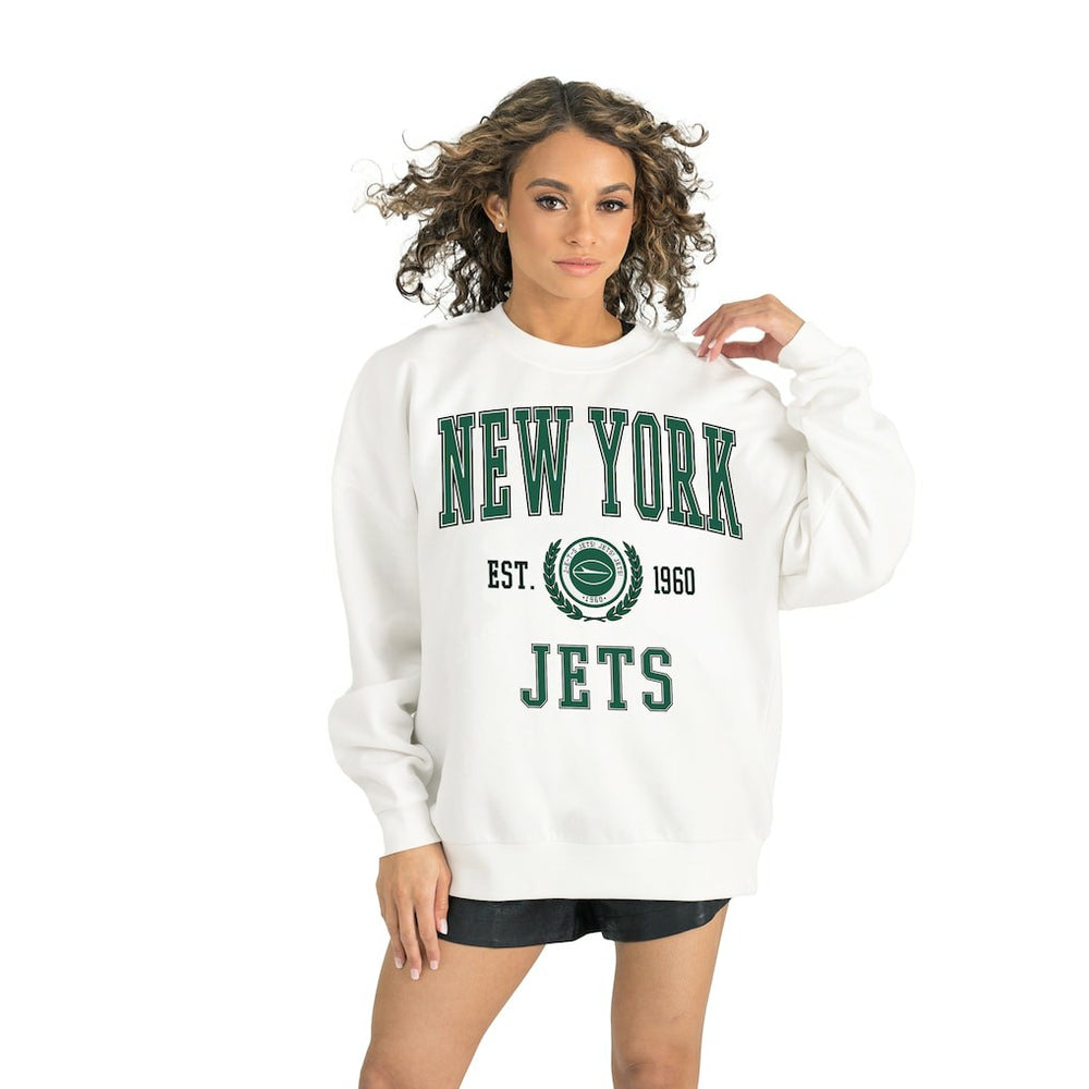 New York Jets  Gameday Couture Women's Timeless Triumph Premium Fleece Pullover Sweatshirt