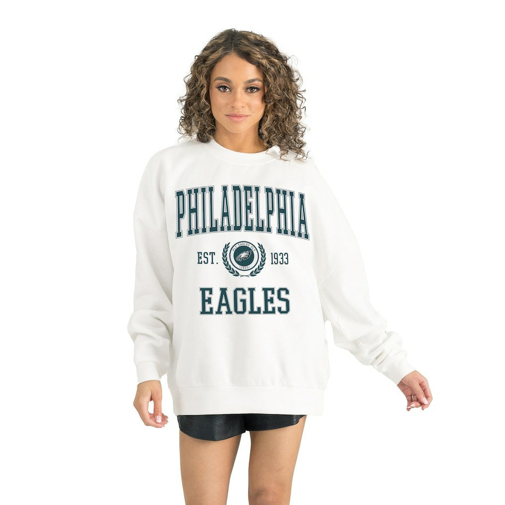 Philadelphia Eagles  Gameday Couture Women's Timeless Triumph Premium Fleece Pullover Sweatshirt