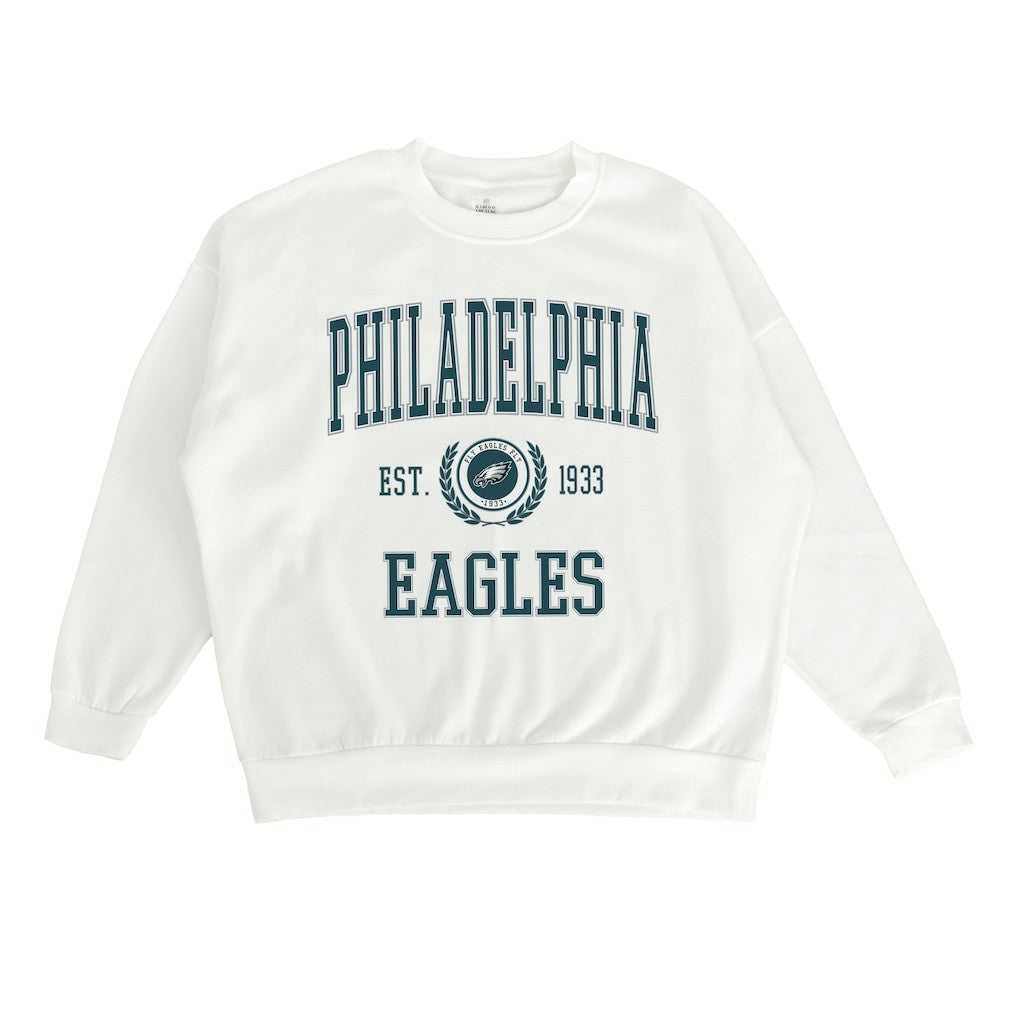 Philadelphia Eagles  Gameday Couture Women's Timeless Triumph Premium Fleece Pullover Sweatshirt