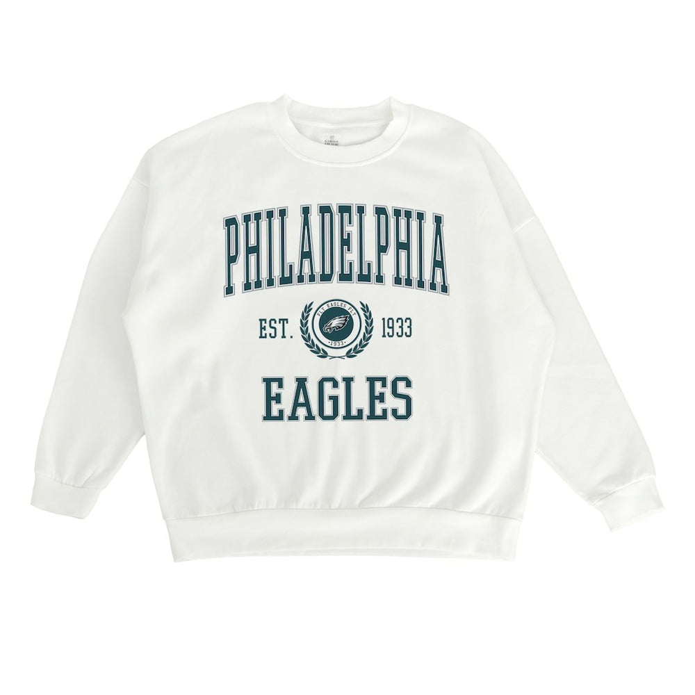 Philadelphia Eagles  Gameday Couture Women's Timeless Triumph Premium Fleece Pullover Sweatshirt